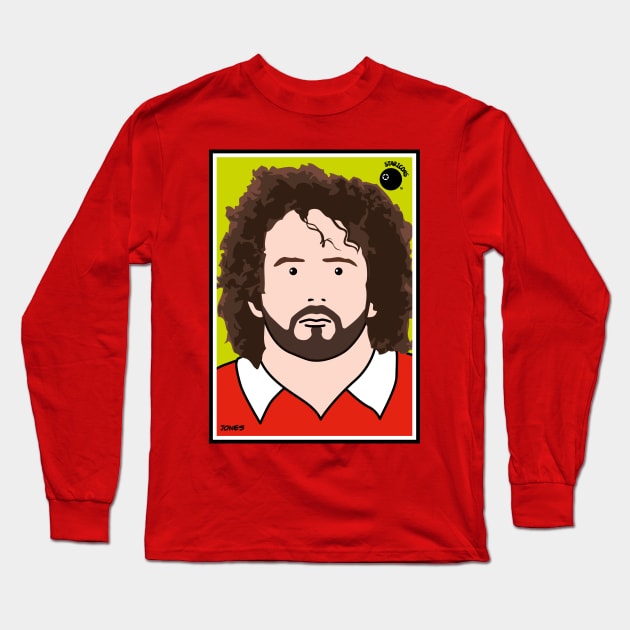 Adam Jones, Wales rugby union player Long Sleeve T-Shirt by stariconsrugby